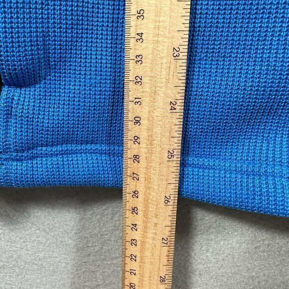 Spyder Blue Knit Full Zip Pull Over Knit Sweater Size Large 14/16 - Picture 11 of 11